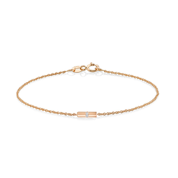 Lizzie Mandler Knife Edge Baguette Bar Bracelet
