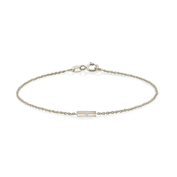 Lizzie Mandler Knife Edge Baguette Bar Bracelet