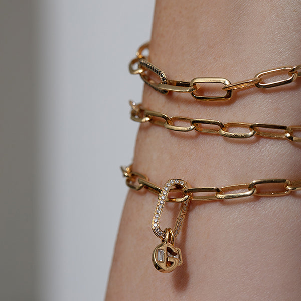 Lizzie Mandler Knife Edge Oval Link Chain Bracelet