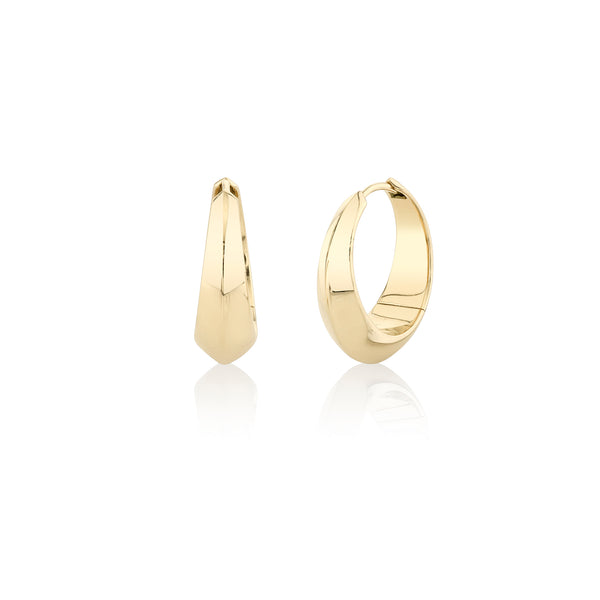 Lizzie Mandler Large Crescent Hoop