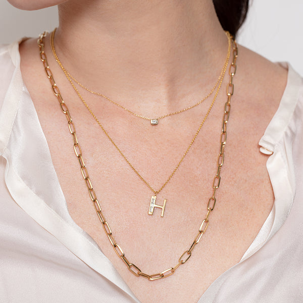 Lizzie Mandler Large Deco Initial Charm