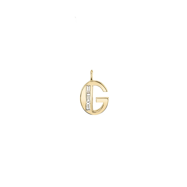 Lizzie Mandler Large Deco Initial Charm