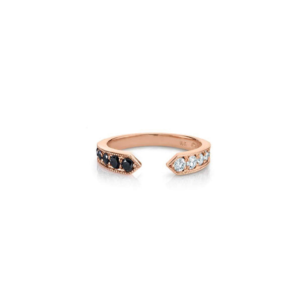 Lizzie Mandler Large Othello Chevron Ring