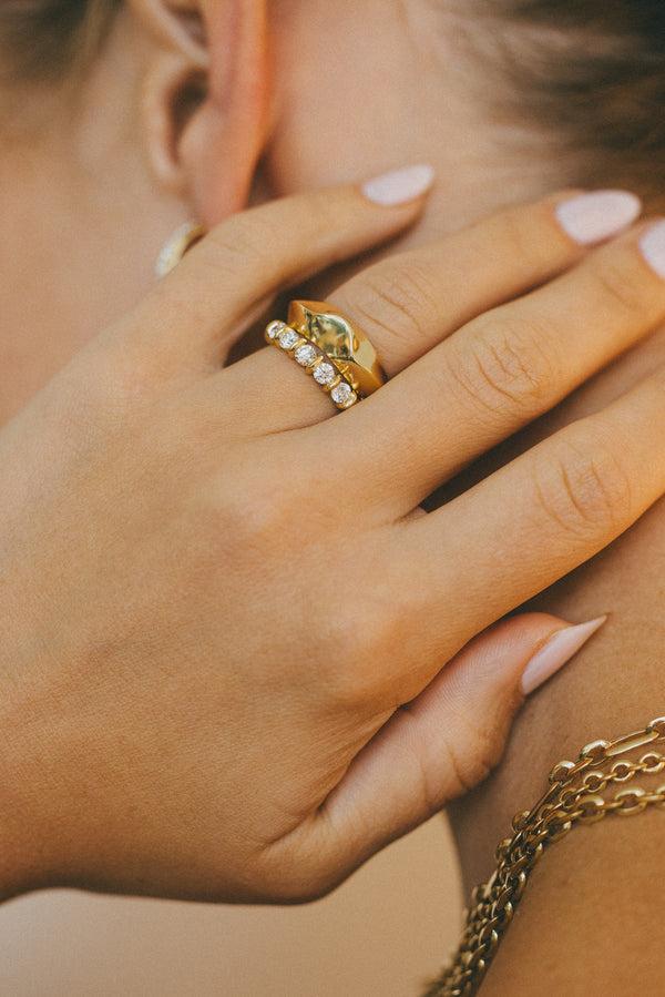 Lizzie Mandler Liquid Gold Ring