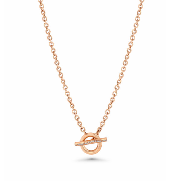 Lizzie Mandler Liquid Gold Toggle Necklace