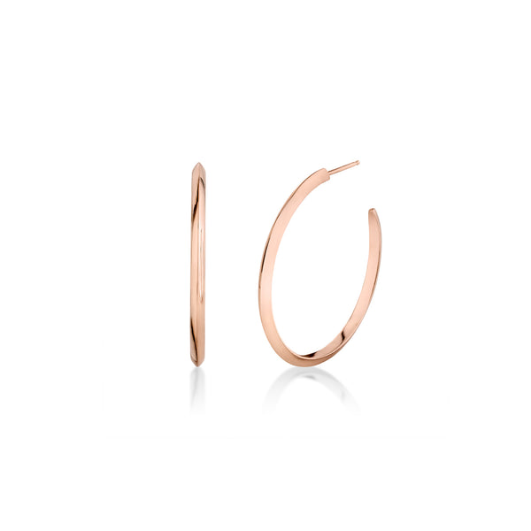 Lizzie Mandler Medium Knife Edge Hoop