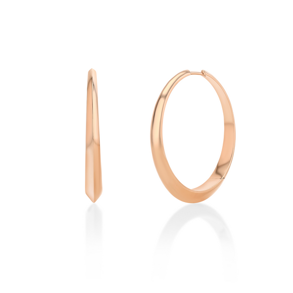 Lizzie Mandler Mega Thin Crescent Hoop