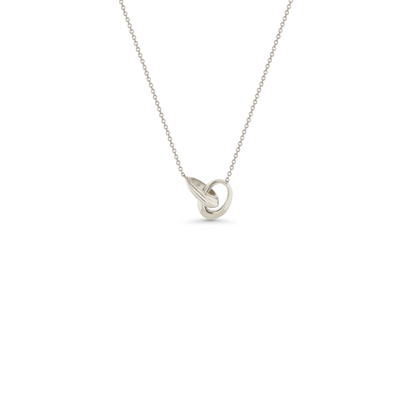 Lizzie Mandler Micro Crescent Linked Necklace