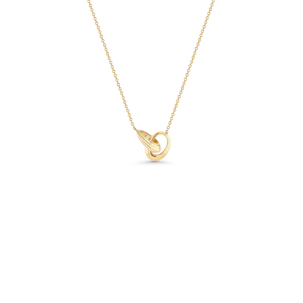 Lizzie Mandler Micro Crescent Linked Necklace