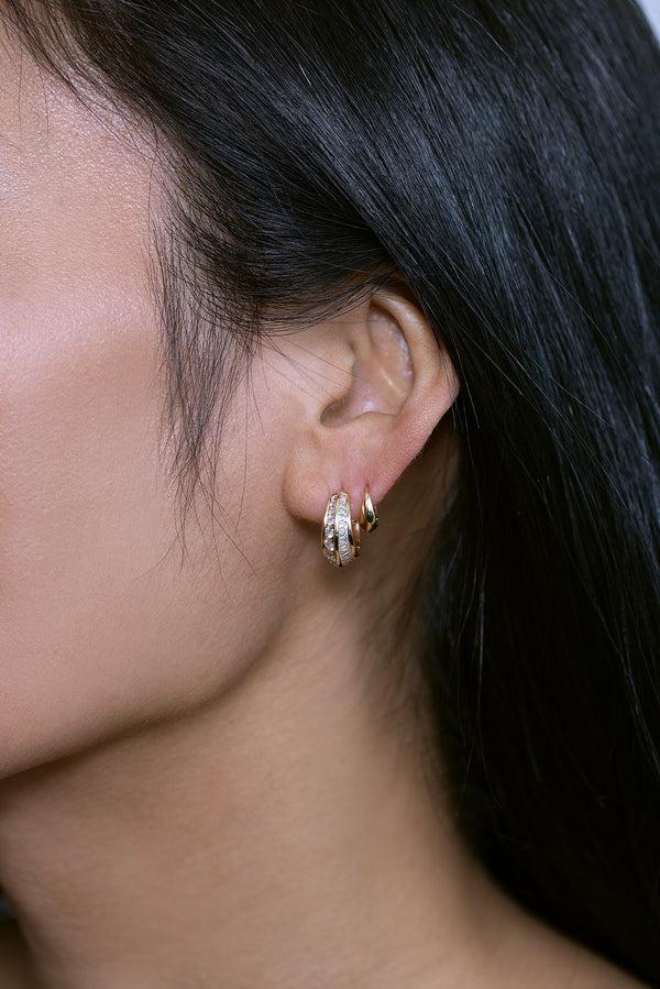 Lizzie Mandler Mini Crescent Hoop