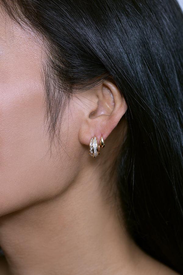 Lizzie Mandler Mini Crescent Hoop