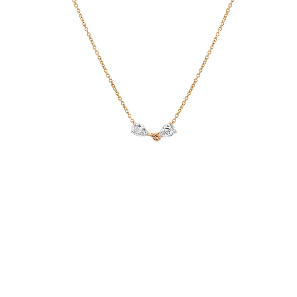 Lizzie Mandler Mini Diamond Pears Necklace