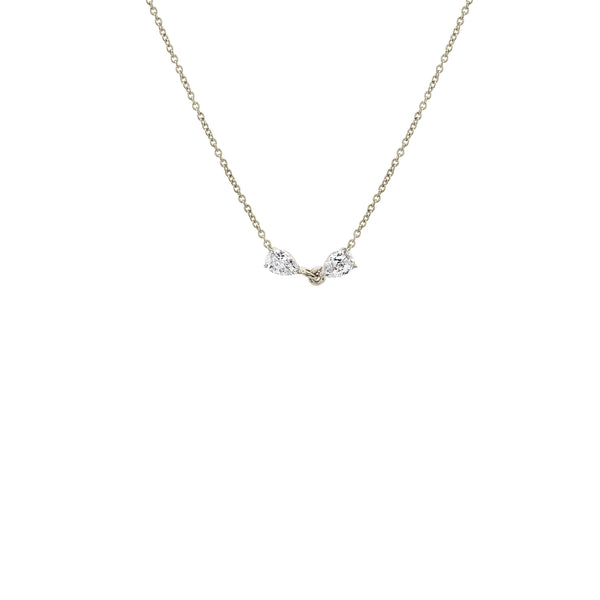 Lizzie Mandler Mini Diamond Pears Necklace