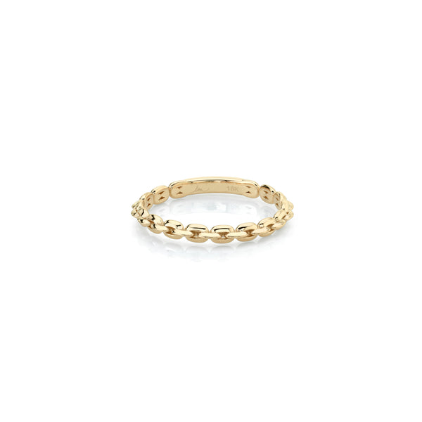 Lizzie Mandler Mini Knife Edge Chain Ring