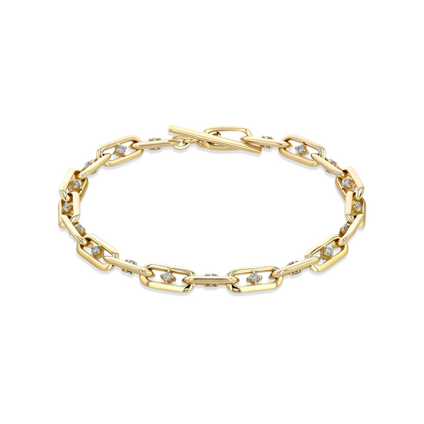 Lizzie Mandler OG Links With Double Sided Diamonds