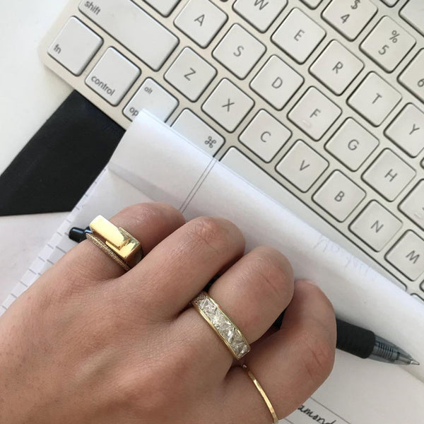 Lizzie Mandler Overlap Pinky Ring
