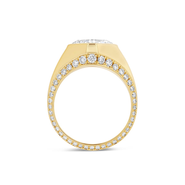 Lizzie Mandler Pavé Bezel Engagement Setting