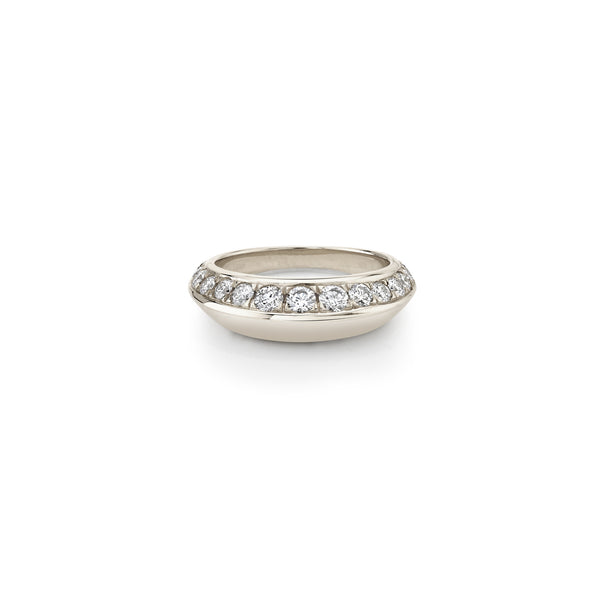 Lizzie Mandler Pavé Crescent Ring