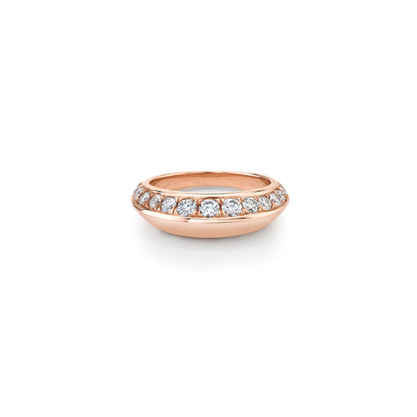 Lizzie Mandler Pavé Crescent Ring