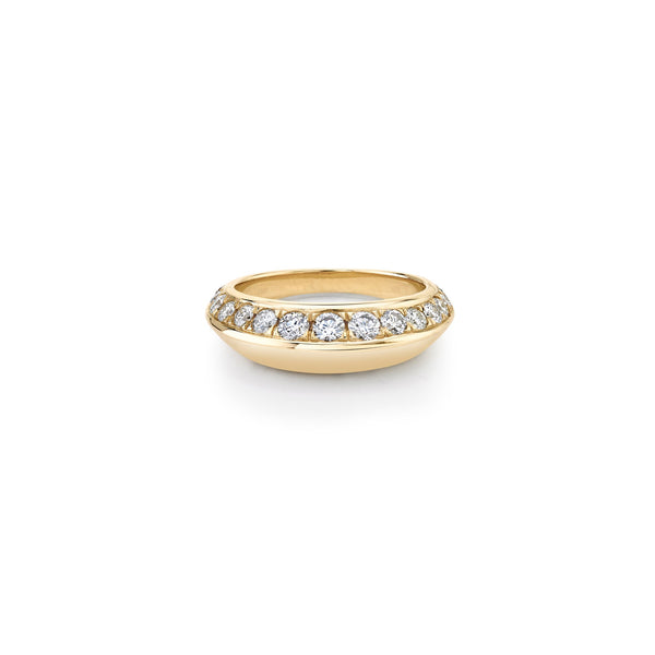 Lizzie Mandler Pavé Crescent Ring