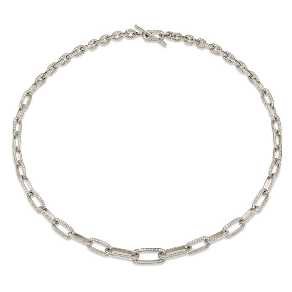 Lizzie Mandler Pavé Graduated Choker