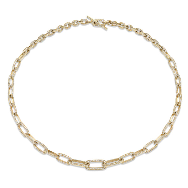 Lizzie Mandler Pavé Graduated Choker