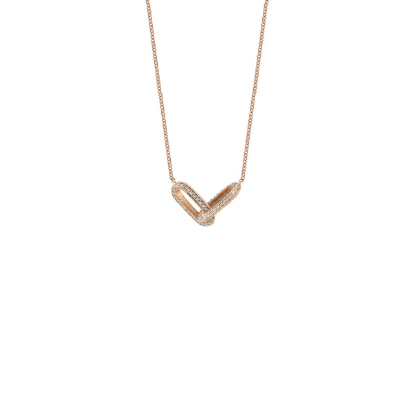 Lizzie Mandler Pave Linked Necklace