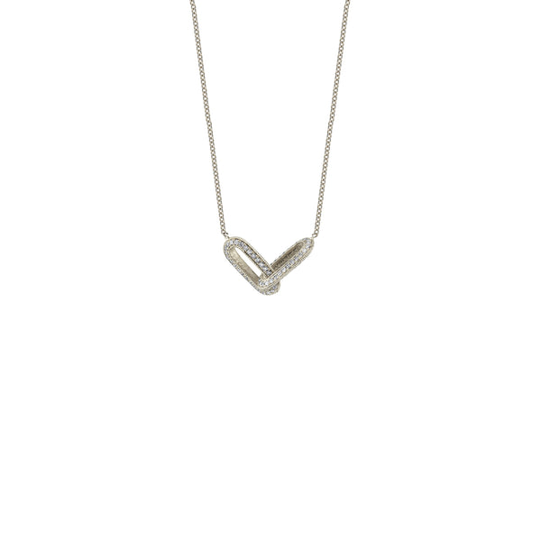 Lizzie Mandler Pave Linked Necklace