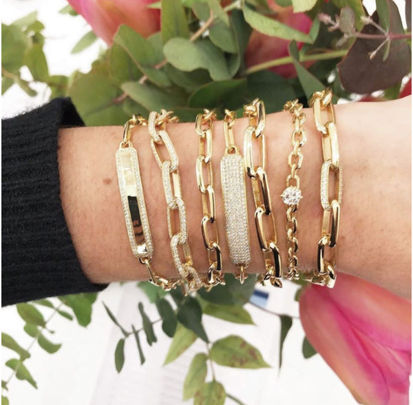 Lizzie Mandler Pave OG ID Bracelet