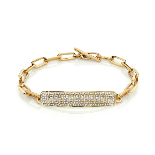Lizzie Mandler Pave OG ID Bracelet