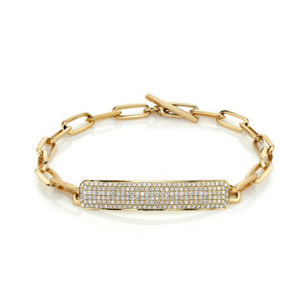 Lizzie Mandler Pave OG ID Bracelet