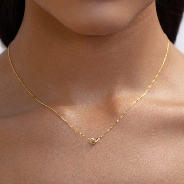 Lizzie Mandler Pavé XS Linked Necklace