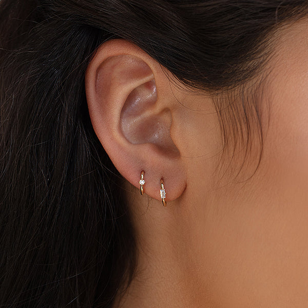 Lizzie Mandler Princess Cut Seamless Huggie