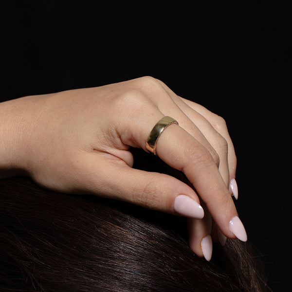 Lizzie Mandler Slim Pavé Cigar Band