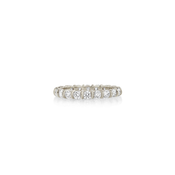 Lizzie Mandler Small Fluted Bar Eternity Band
