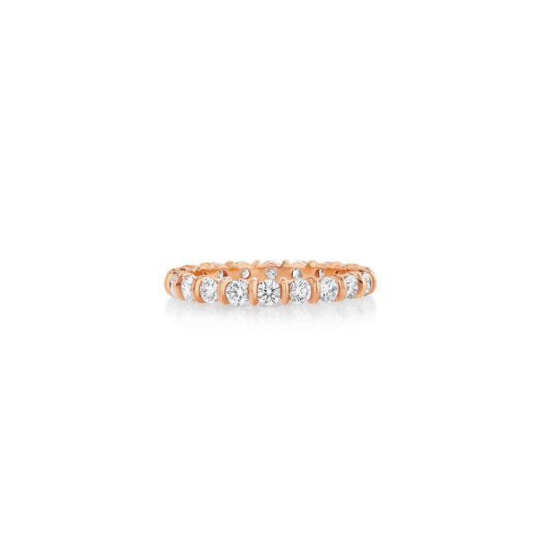 Lizzie Mandler Small Fluted Bar Eternity Band