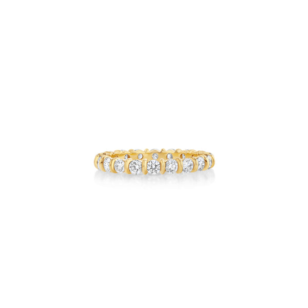 Lizzie Mandler Small Fluted Bar Eternity Band