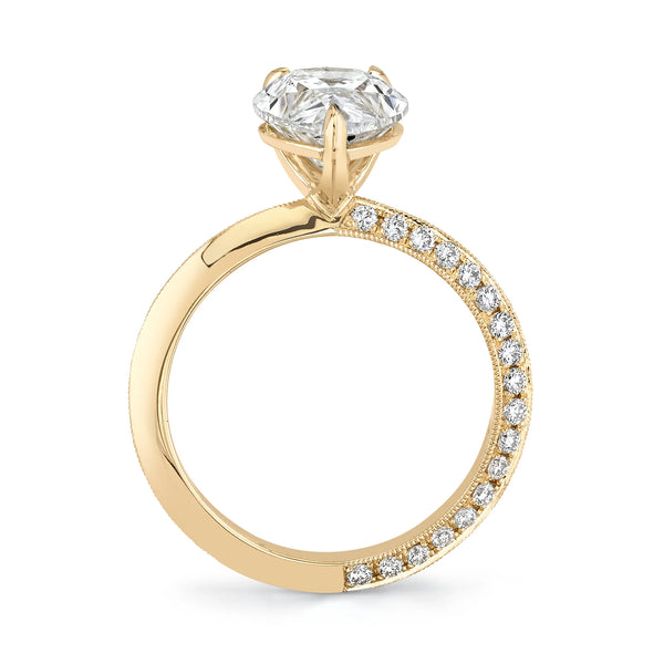 Lizzie Mandler Switch Pavé Knife Edge Solitaire