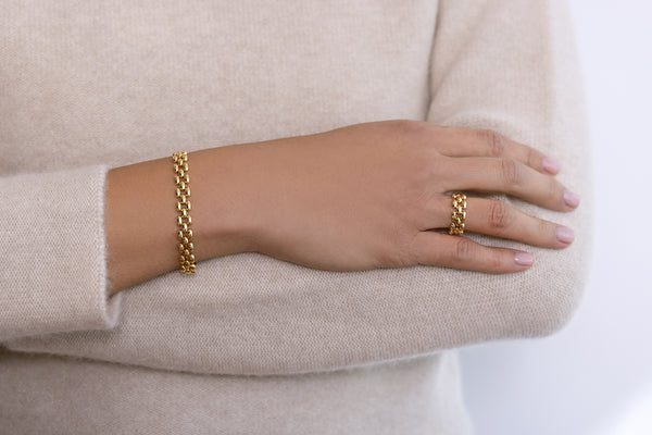 Lizzie Mandler Three Row Cleo Ring Large