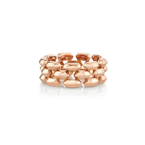 Lizzie Mandler Three Row Cleo Ring Large