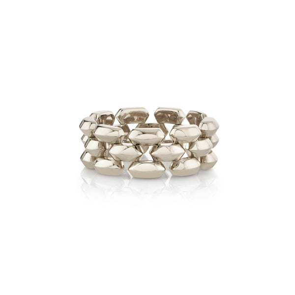 Lizzie Mandler Three Row Cleo Ring Large
