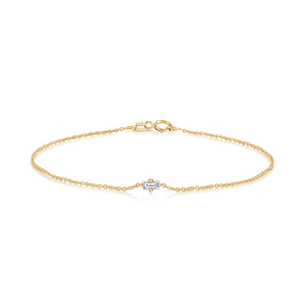 Lizzie Mandler White Diamond Floating Bracelet
