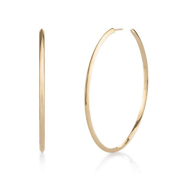 Lizzie Mandler XL Knife Edge Hoops