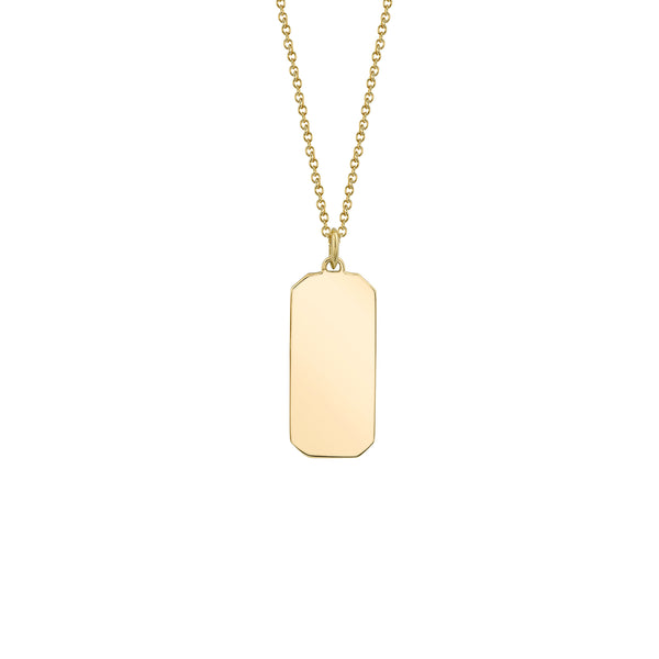 Lizzie Mandler XL Signature Tag Necklace