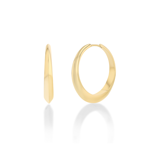 Lizzie Mandler XL Thin Crescent Hoop