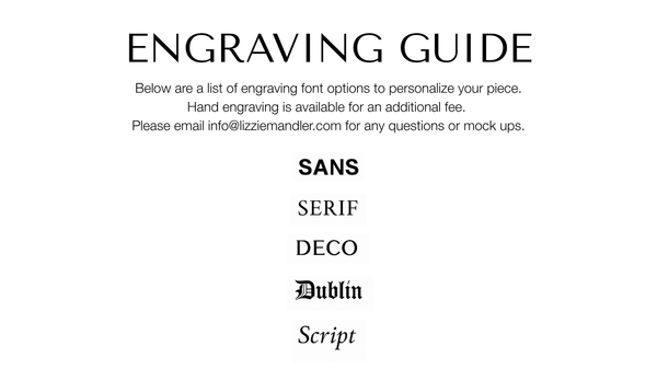 Lizzie Mandler Mini Nameplate Knife Edge Oval Link Chain Bracelet