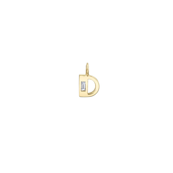 Lizzie Mandler Petite Deco Initial Charm With Diamond