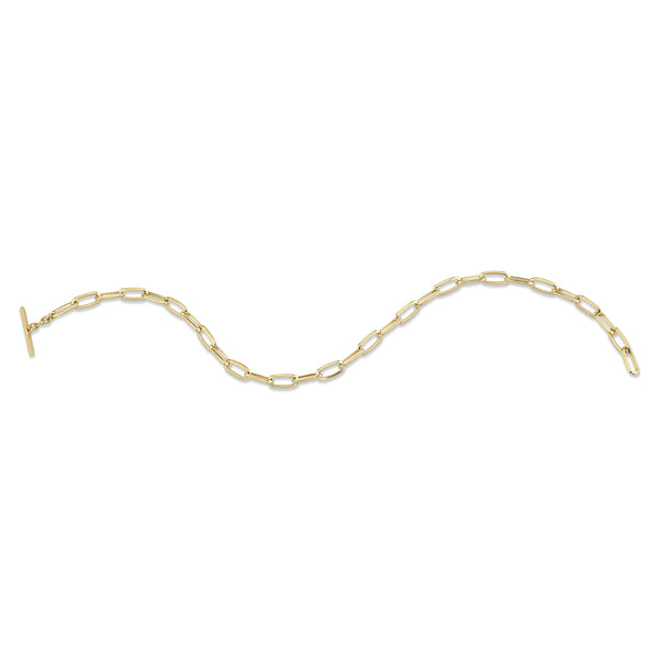 Lizzie Mandler Signature Knife Edge Link Chain Anklet