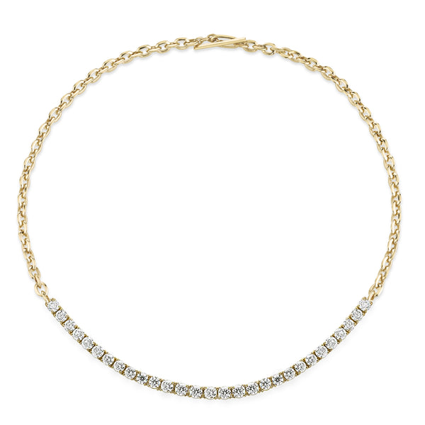 Lizzie Mandler XS Knife Edge and Tennis Link Necklace