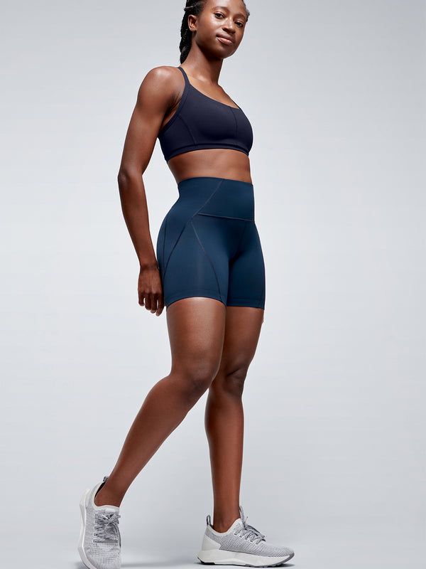 Lndr FATAL ATTRACTION PADDED RECYCLED Sports Bra Deep Navy Deep Navy